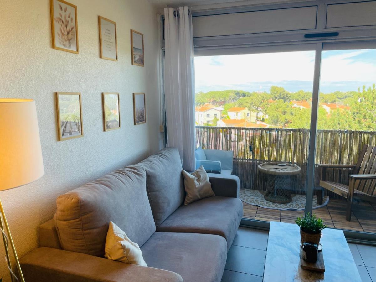 Appart' T2 Cosy Balcon Parking - 200M De La Mer Lägenhet Argelès-sur-Mer Exteriör bild